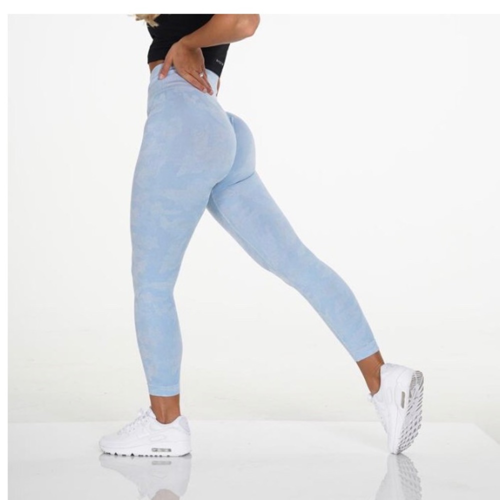 NVGTN Icy Blue Camo Seamless leggings - Small